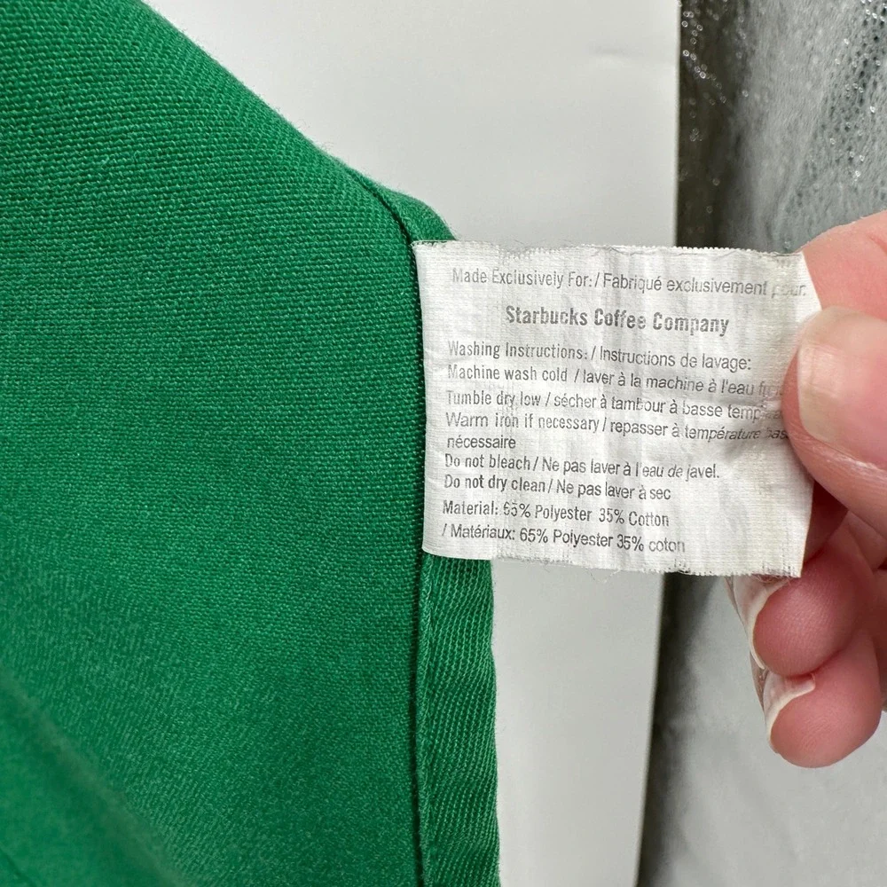 Starbucks Barista Apron Green Official Employee Uniform Siren Logo One Size OS